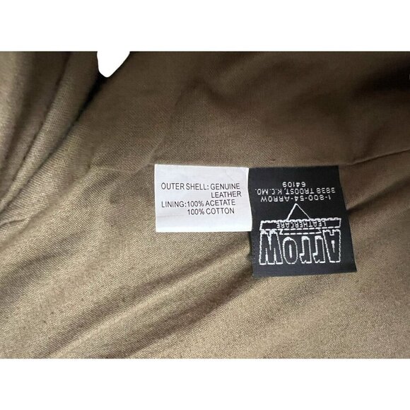 Territory Ahead Leather Jacket Hooded Suede Coat Cream Small Classic Neutral - Picture 6 of 12